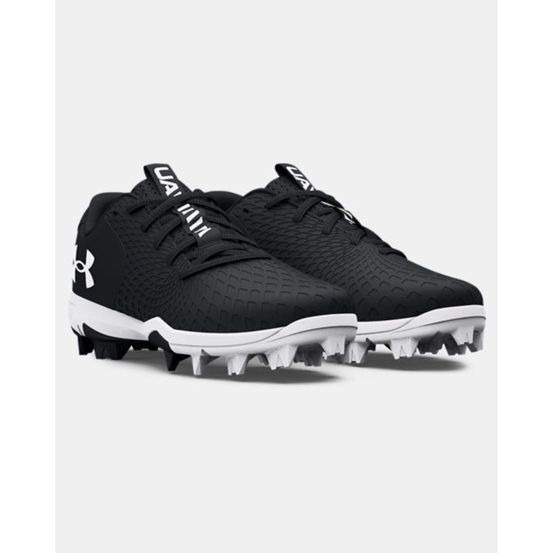 Women’s UA Glyde 2 RM Softball Cleat – Black/White