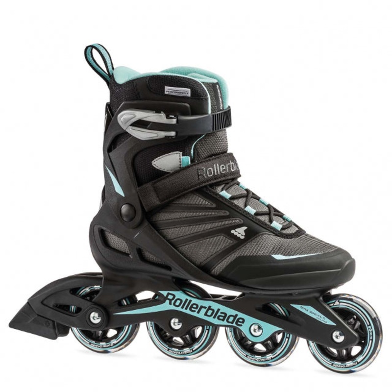 Zetrablade Women’s Adult Fitness Inline Skate, Black And Light Blue