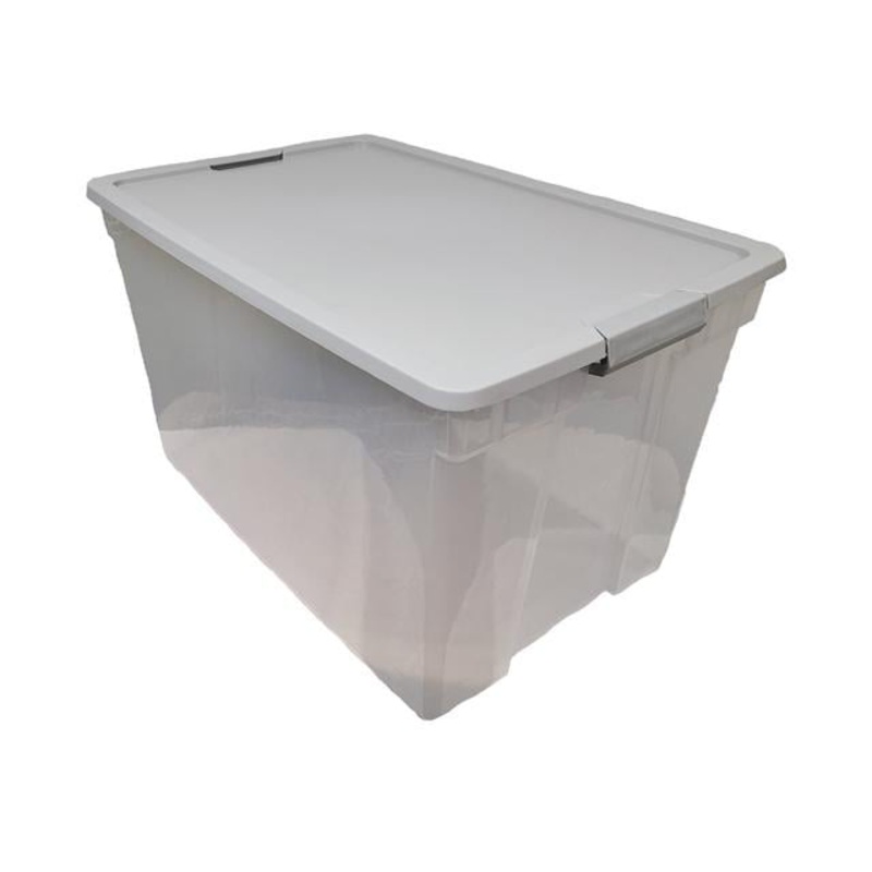 40 Quart Latching Storage Tote – Clear