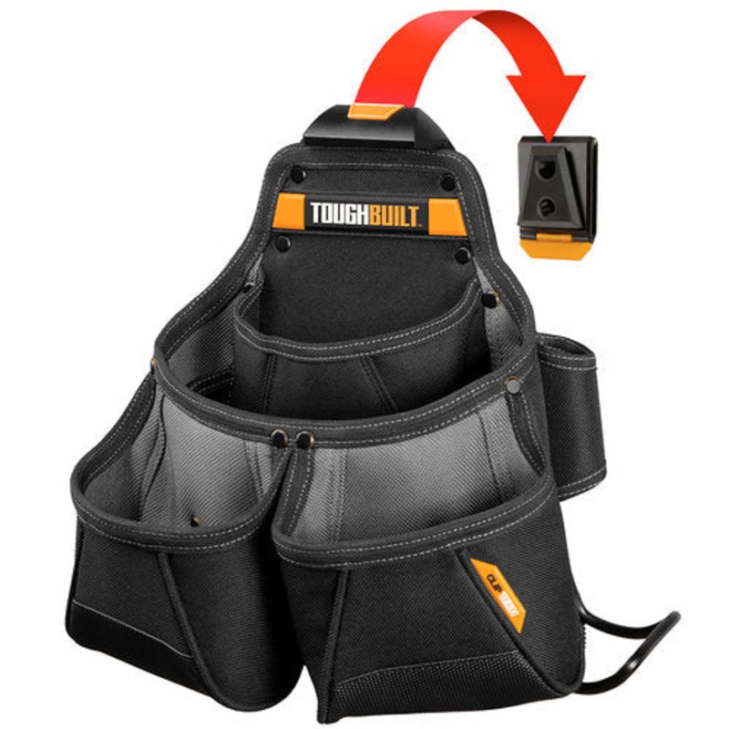 Framer Pouch with ClipTech|Black / Gray