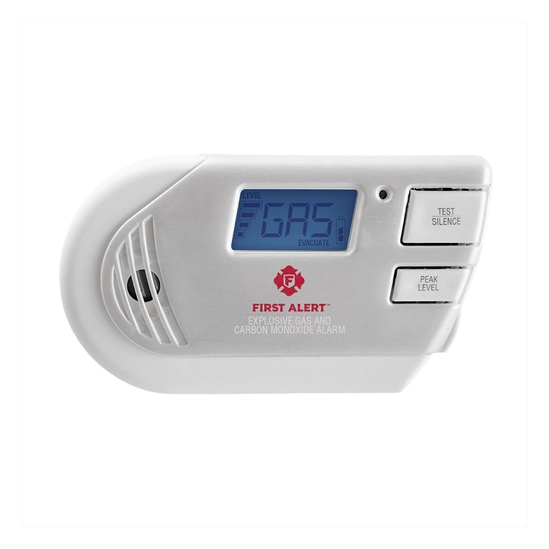 GCO1 Combination Explosive Gas and Carbon Monoxide Alarm with Digital Display and Battery Backup