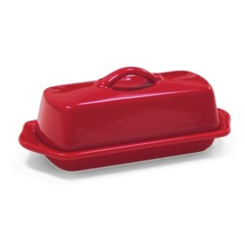 Butter Dish|Red|5IN