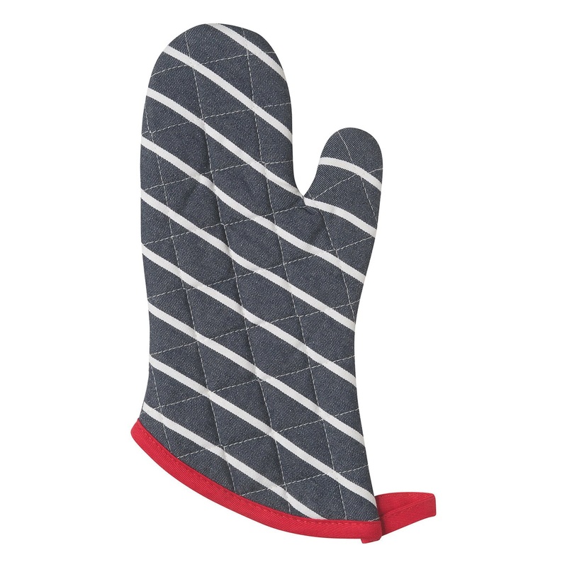 Butcher Stripe Mitts|Butcher stripe