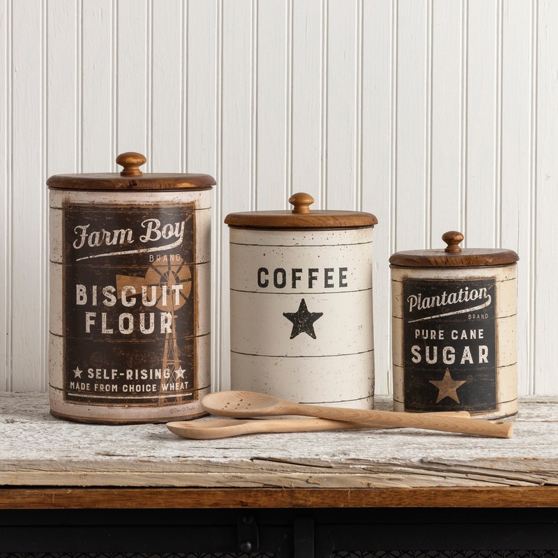 Canister Set|3pc|FARMHOUSE