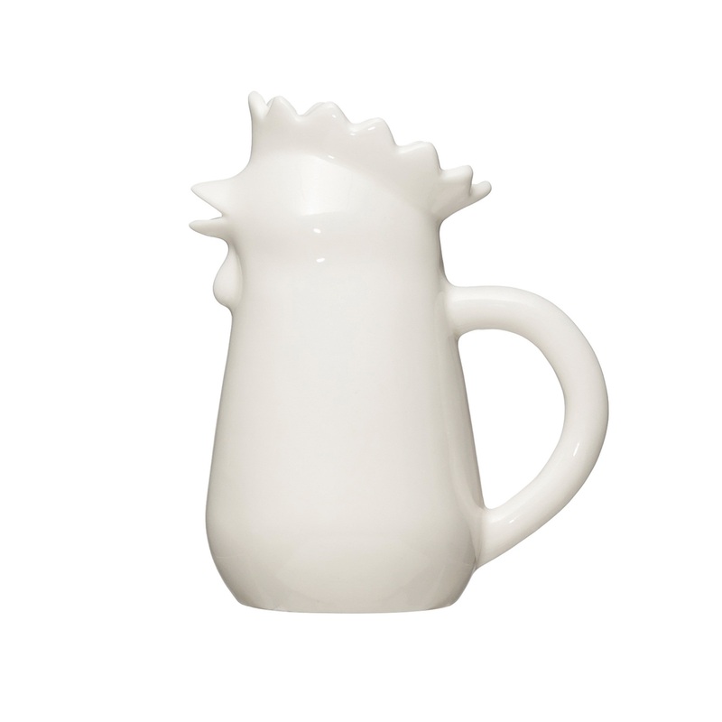 Chicken Creamer|White|4.25X3IN