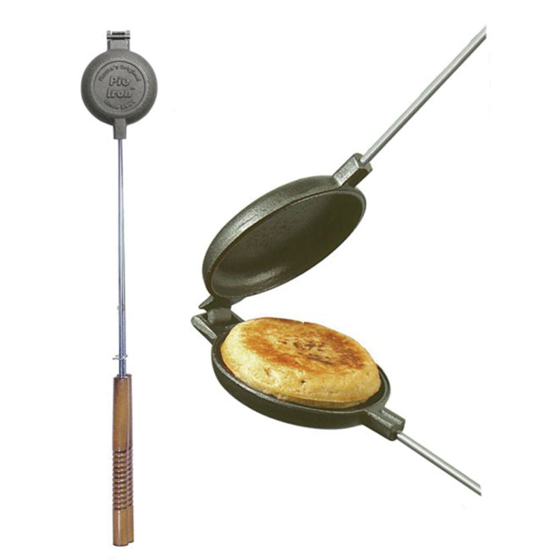 Pudgy Pie Iron|Cast iron|ROUND
