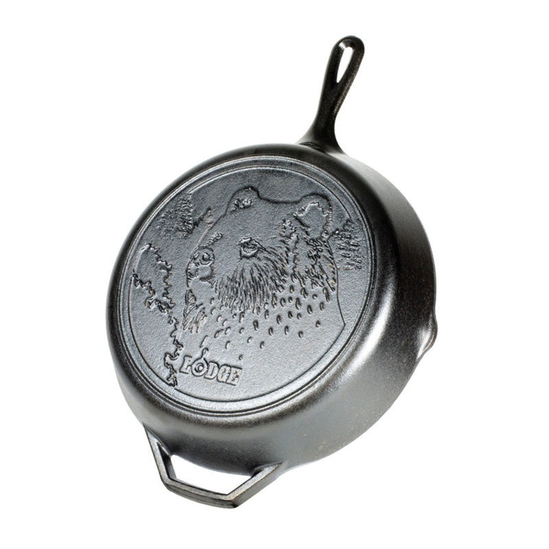 WILDLIFE SERIES BEAR SKILLET|Bear logo|12IN