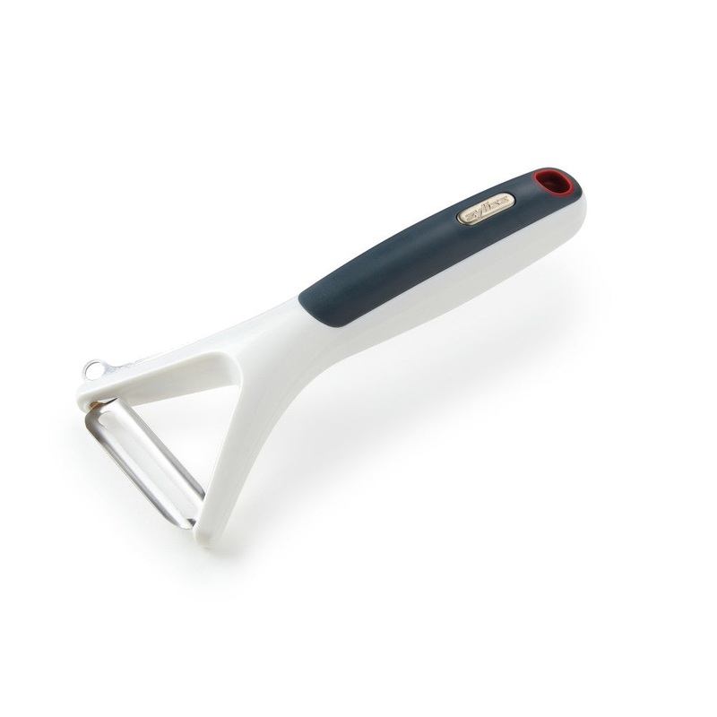 Y Vegetable Peeler|White grey red
