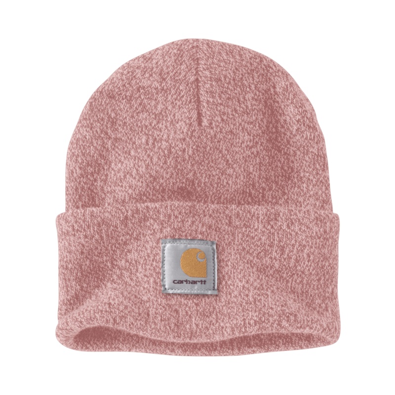 Knit Cuffed Beanie – Rose Tint