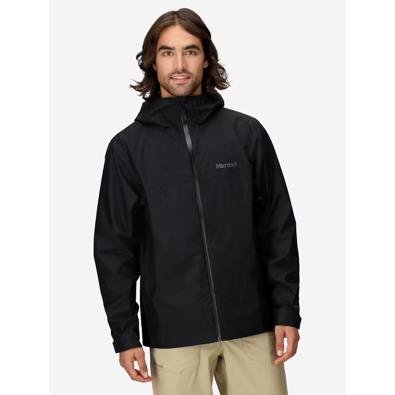 Men’s Minimalist Pertex Rain Jacket – Black