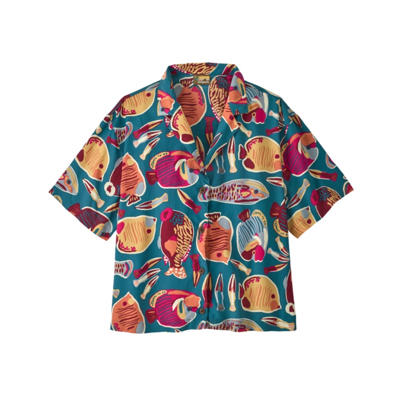 W’s Tidal Threads Shirt – Wrasse / Wetland Blue