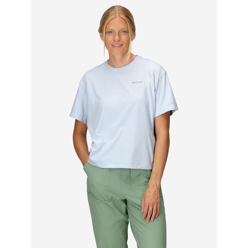 Women’s AirExchange Short Sleeve Crew UPF 50 – Vapor