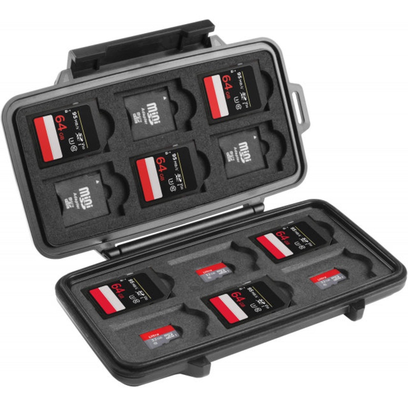 0915 Micro Memory Card Case|Black