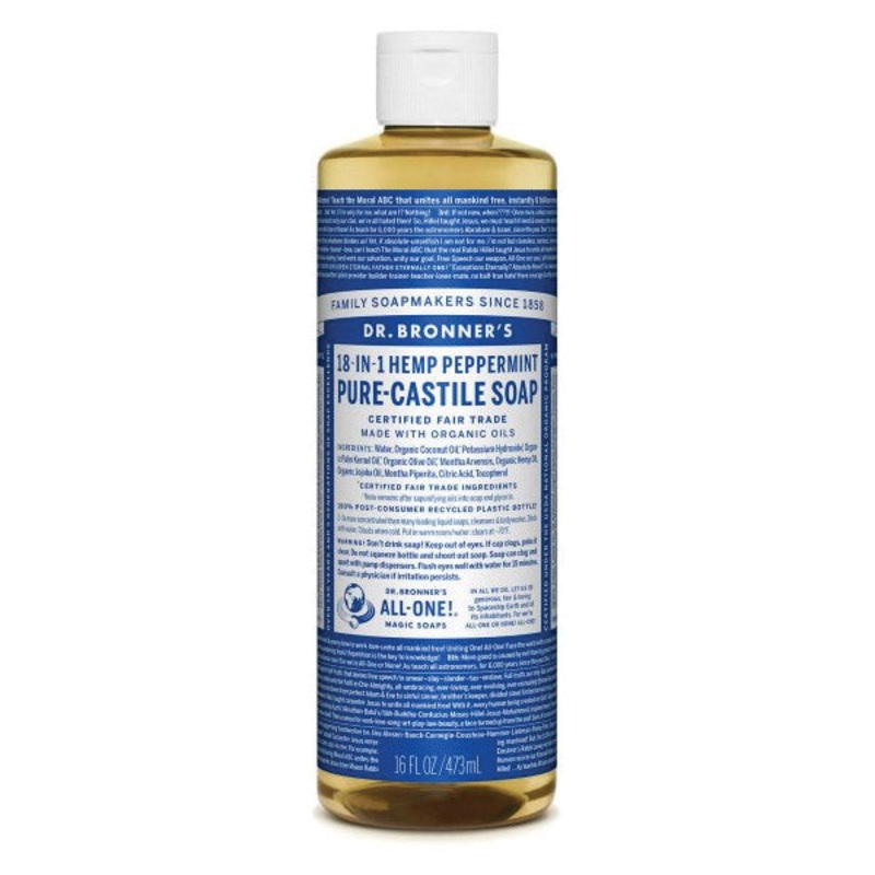 Pure-Castile Soap|Peppermint|16OZ