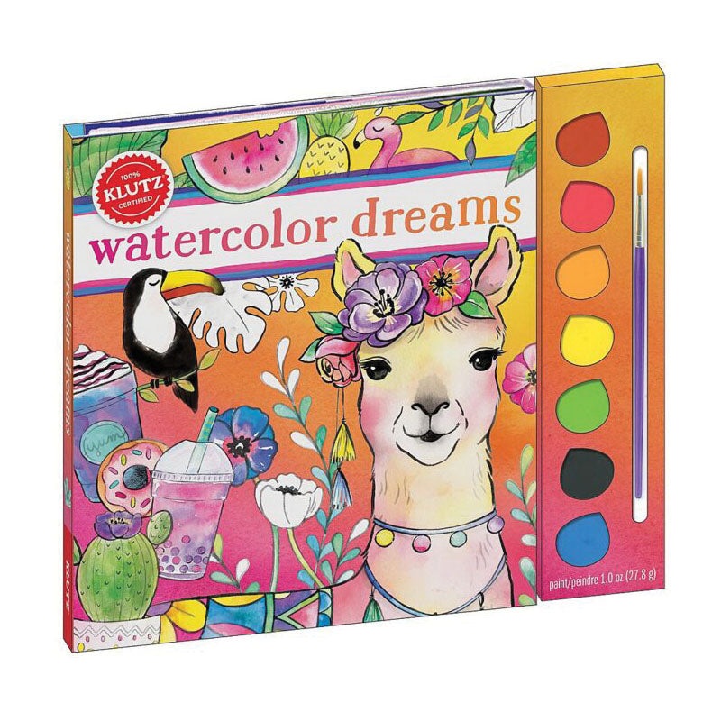Watercolor Dreams Coloring Book