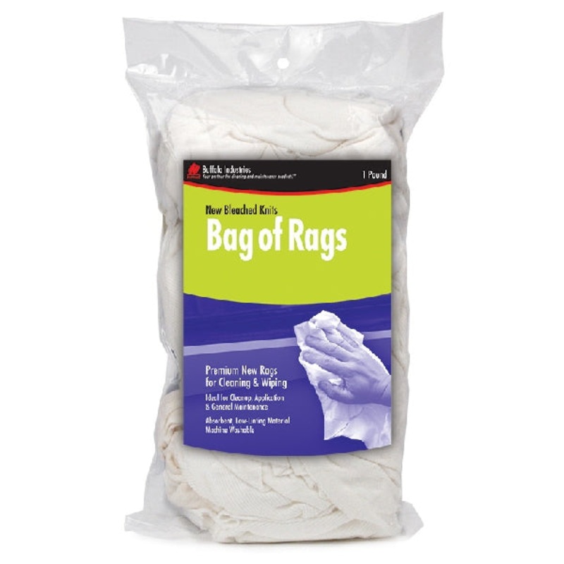 Bleached Knit Rag|White|8LB