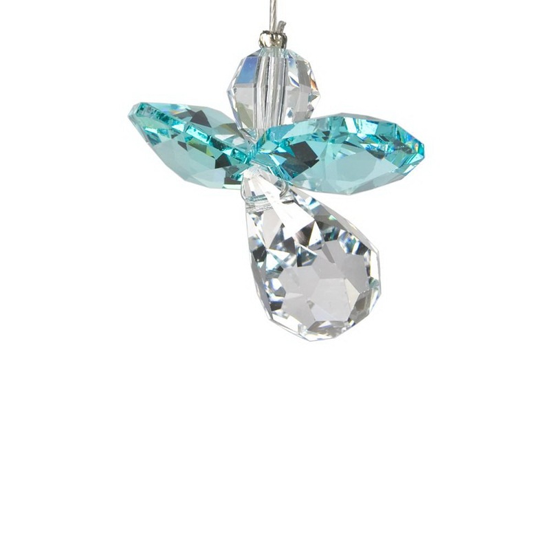 Crystal Guardian Angel|Blue zircon