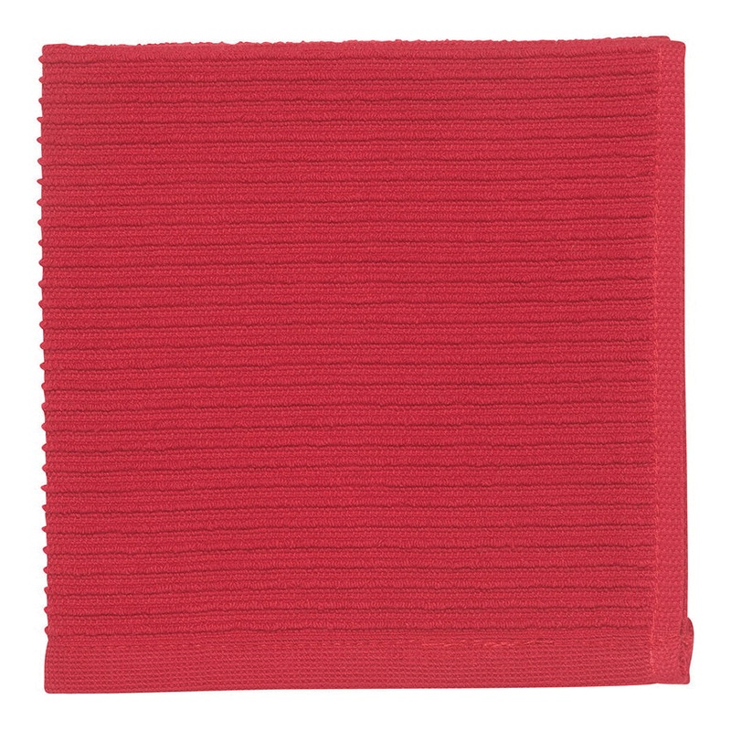 Ripple Dish Cloth|Red