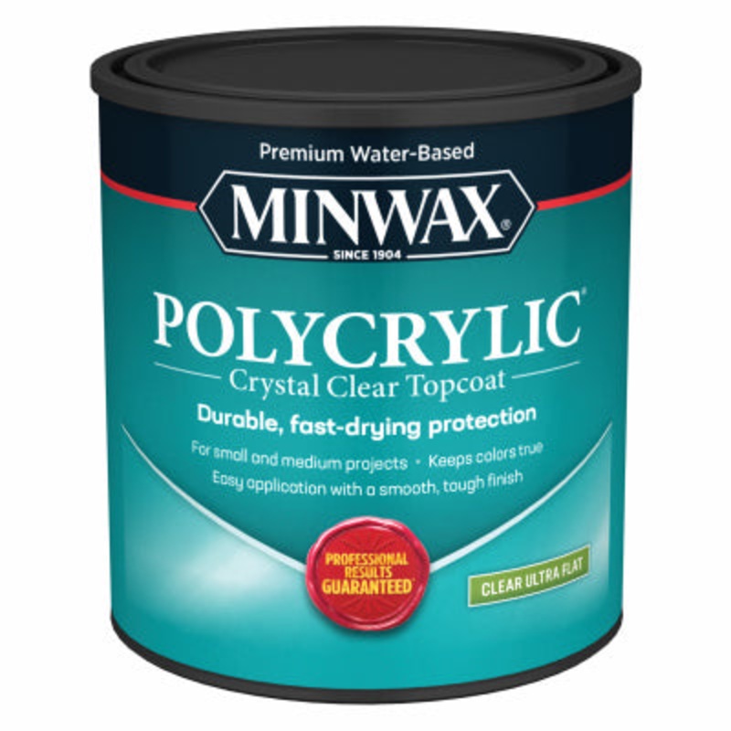Polycrylic Protective Finish QUART – ULTRA FLAT – CLEAR
