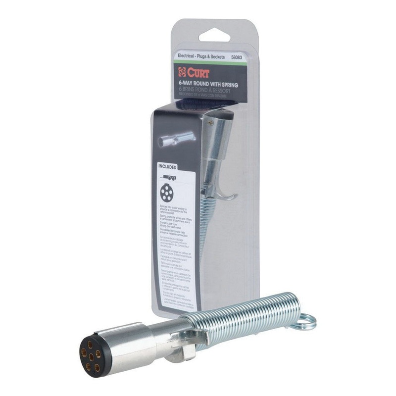 Connector Plug with Spring|6_ROUND