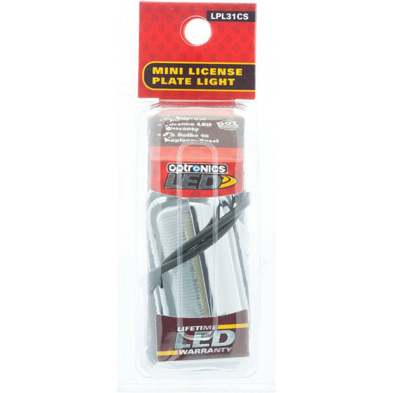 Oblong License Plate Light