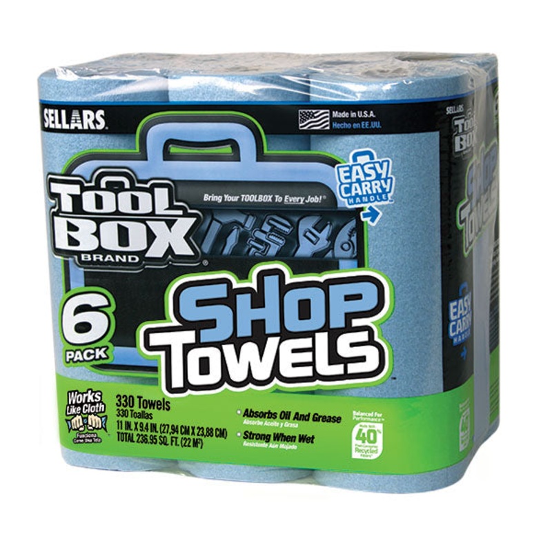 Shop Towel|Blue|6PK