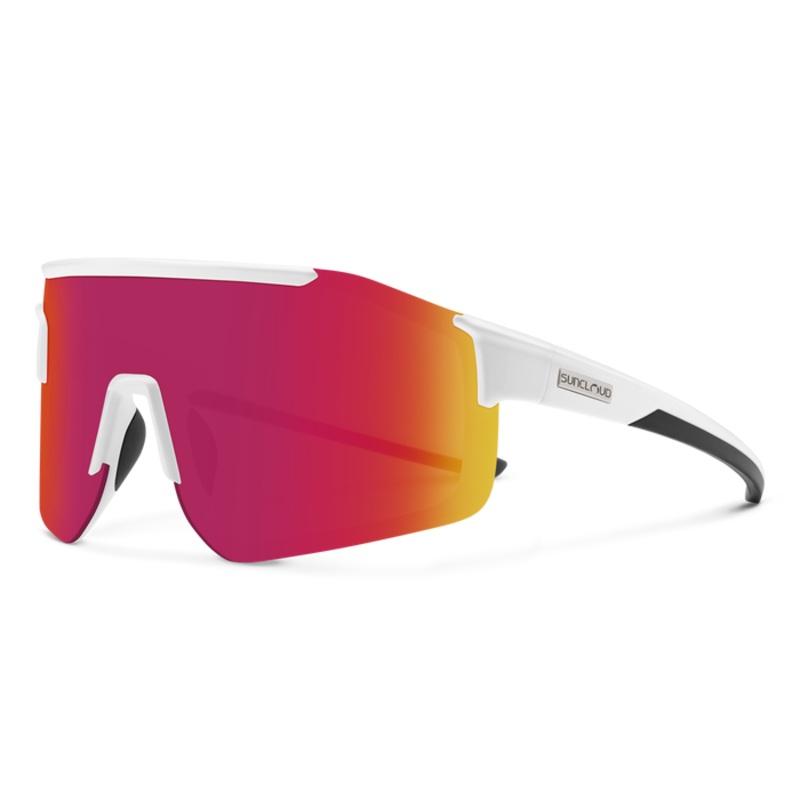 Domain Sunglasses White/polarized Red