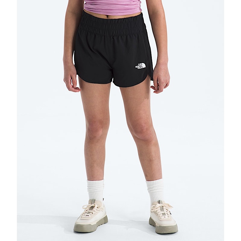 Girls’ Never Stop Moving Shorts – TNF Black