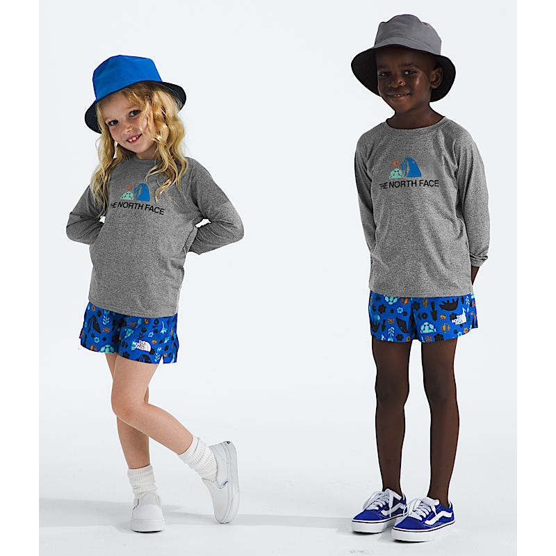 Kids’ Class V Pathfinder Set – Medium Grey Heather/ Hero Blue Multi