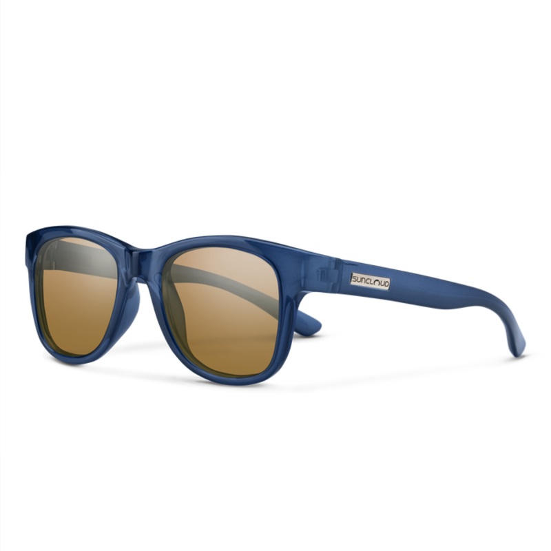 Leeway Sunglasses Crystal Denim/brown