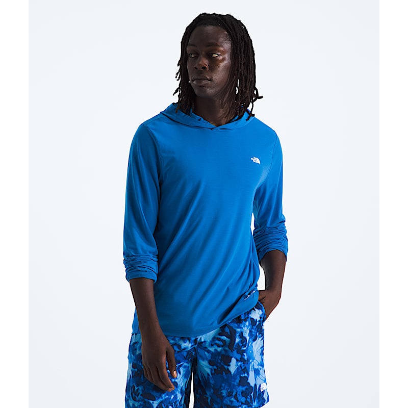Men’s Adventure Sun Hoodie – Hero Blue