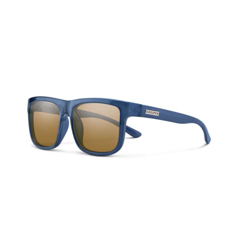 Quiver Sunglasses Matte Crystal Denim/brown