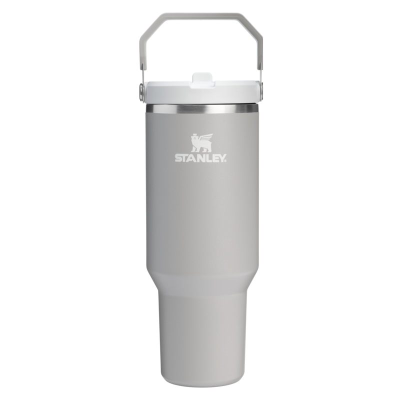 The Iceflow Flip Straw 2.0 Tumbler Ash 40oz