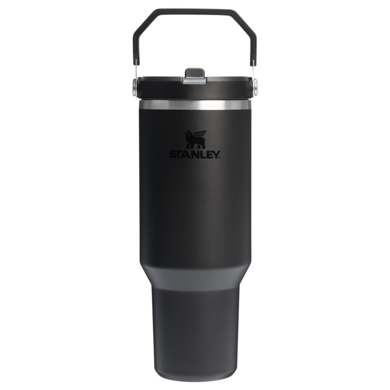 The Iceflow Flip Straw 2.0 Tumbler Black 40oz