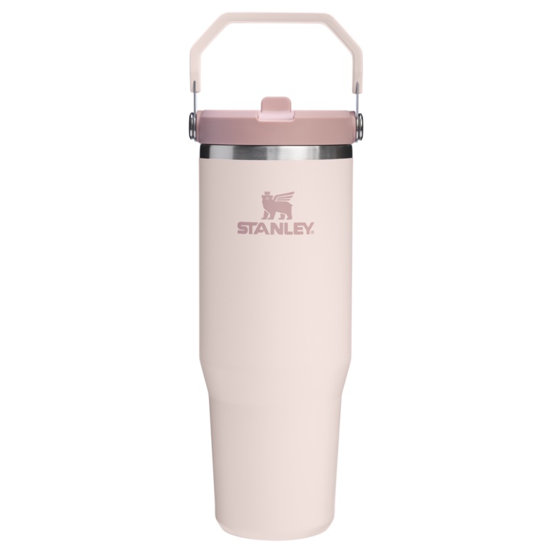 The Iceflow Flip Straw 2.0 Tumbler Rose Quartz 30oz