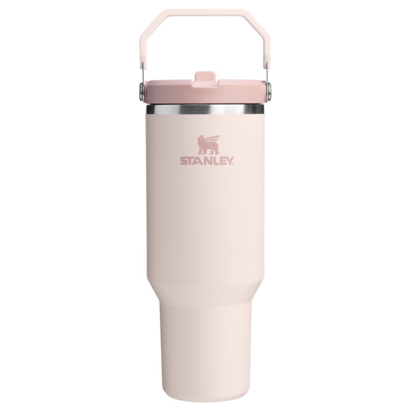The Iceflow Flip Straw 2.0 Tumbler Rose Quartz 40oz