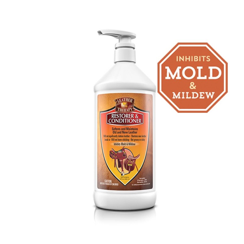 Leather Restorer & Conditioner with Pump – 32oz.