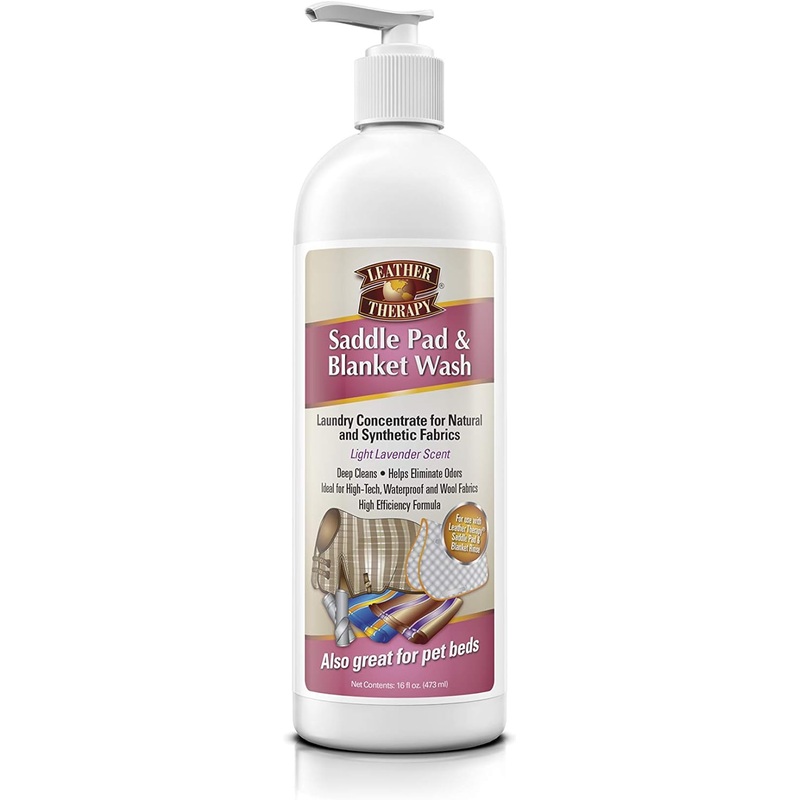 Leather Saddle Pad & Blanket Wash with Pump – 16oz.