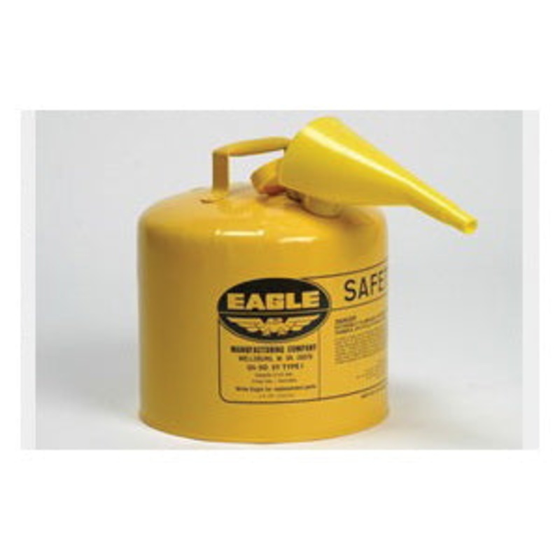 Safety Can with F15 Funnel|Yellow|5GAL