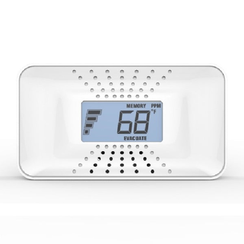 Carbon Monoxide Alarm with Temperature Digital Display