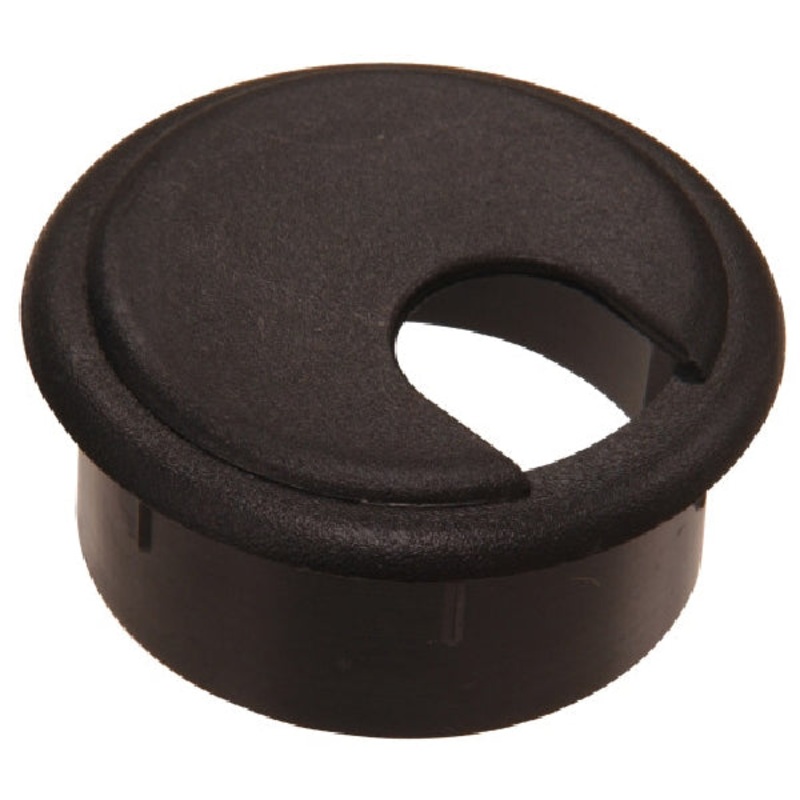 Computer Desk Grommet|Black|1.5IN