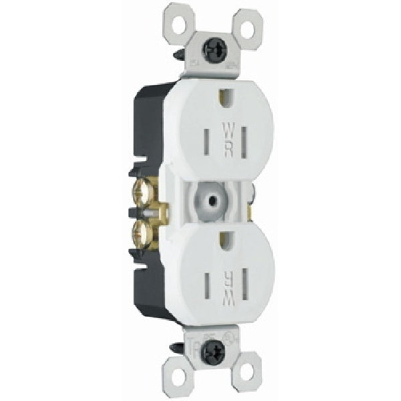 Duplex Receptacle|White|15A