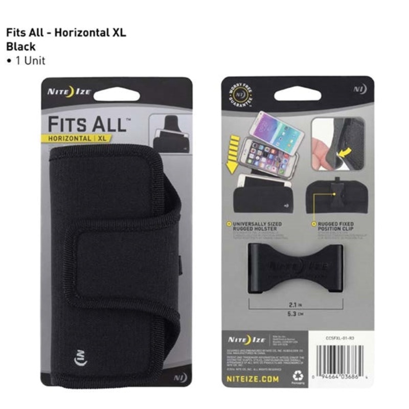 Cell Phone Case|Black|XL