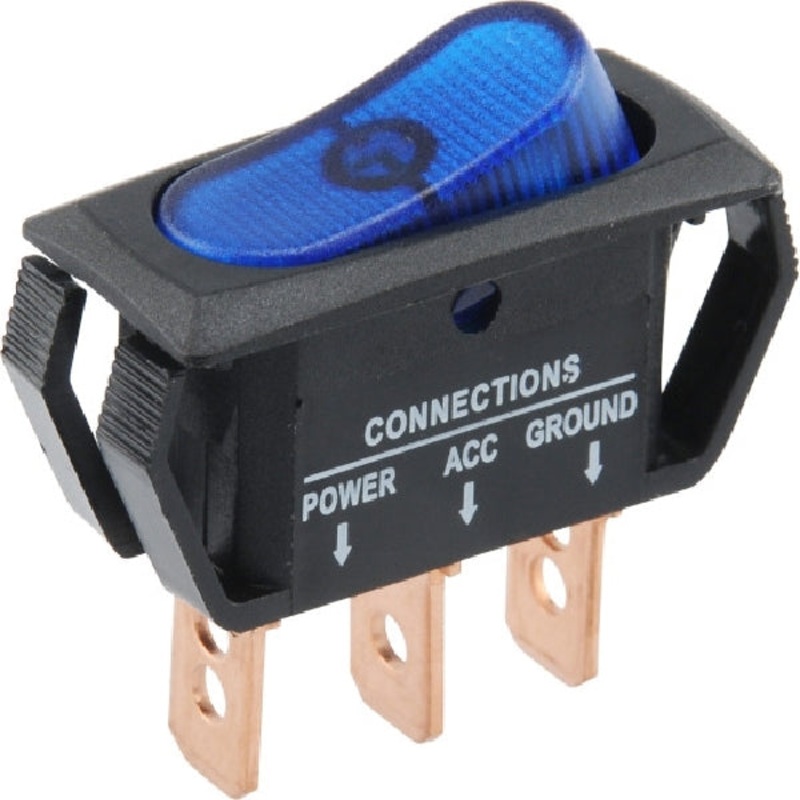 Rocker Switch|Blue