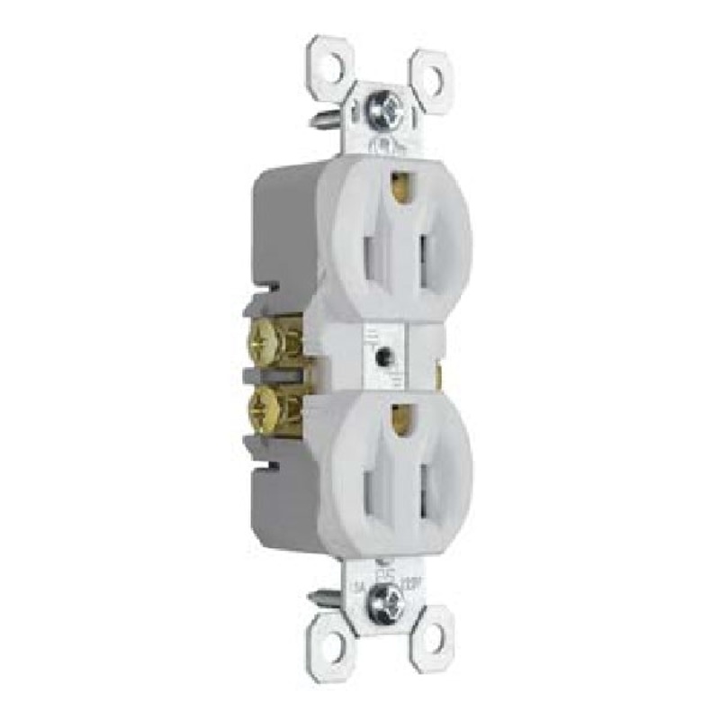Duplex Receptacle|White