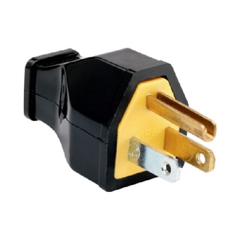 Electrical Plug|Black|15A