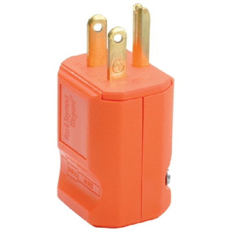Electrical Plug|Orange|15A