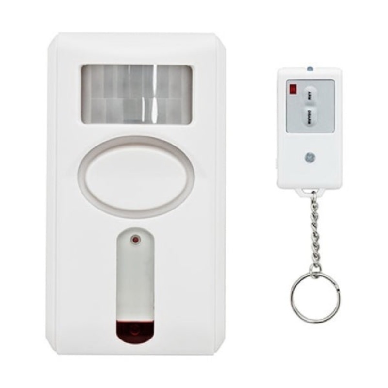 Motion Sensor Alarm with Keychain Remote