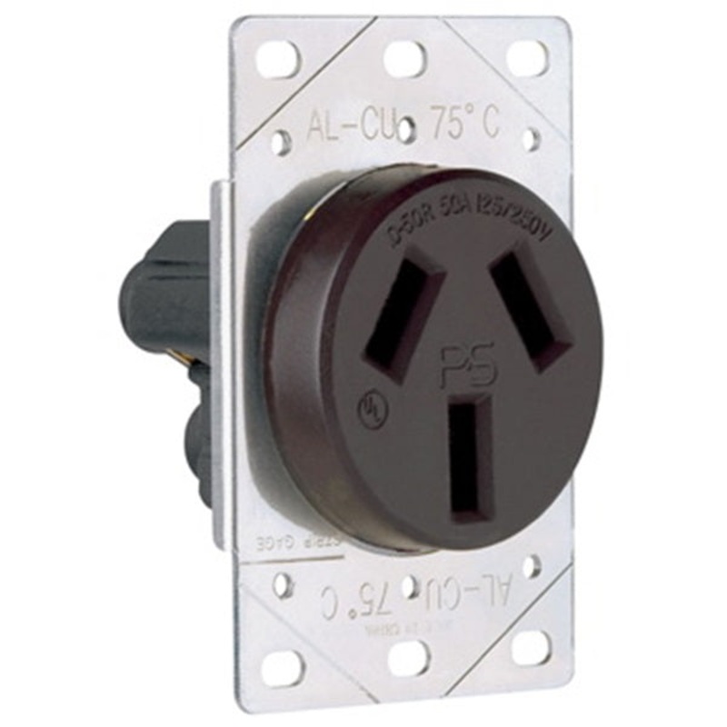 Power Outlet|Black|50A