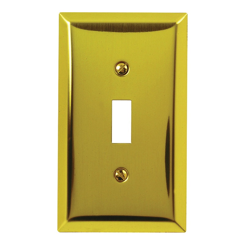 Wallplate|Polished brass